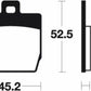 TECNIUM Scooter Organic Brake pads - ME231