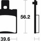 TECNIUM Scooter Organic Brake pads - ME244