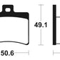 TECNIUM Scooter Organic Brake pads - ME247