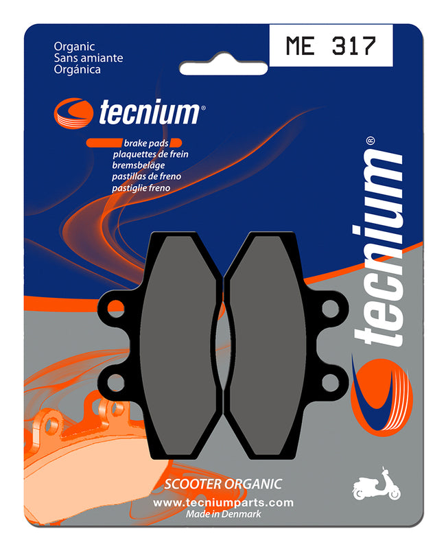 TECNIUM Scooter Organic Brake pads - ME317