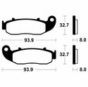 TECNIUM Scooter Organic Brake pads - ME426