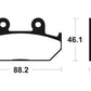 TECNIUM Street Performance Sintered Metal Brake pads - MF100
