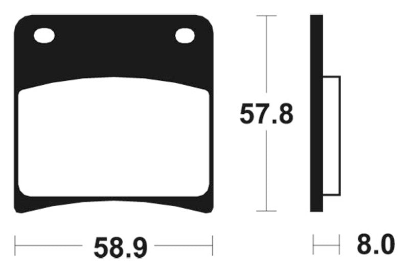 TECNIUM Street Performance Sintered Metal Brake pads - MF120