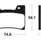 TECNIUM Street Performance Sintered Metal Brake pads - MF145