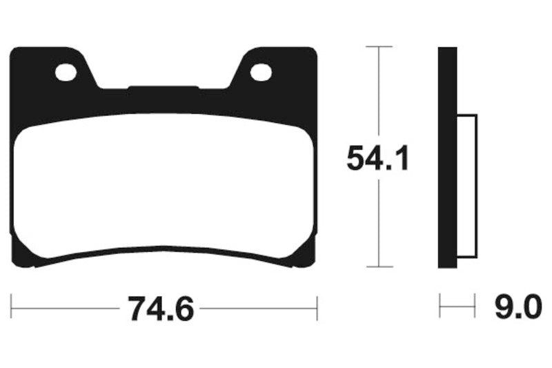 TECNIUM Street Performance Sintered Metal Brake pads - MF145