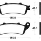 TECNIUM Street Performance Sintered Metal Brake pads - MF221