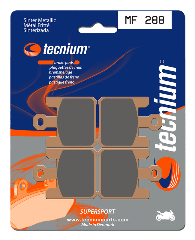 TECNIUM Street Performance Sintered Metal Brake pads - MF288