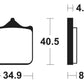 TECNIUM Street Performance Sintered Metal Brake pads - MF370