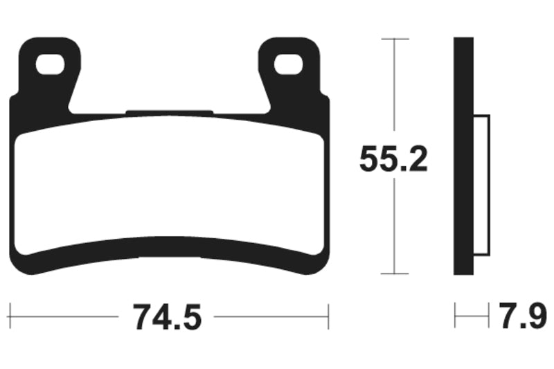 TECNIUM Street Performance Sintered Metal Brake pads - MF394