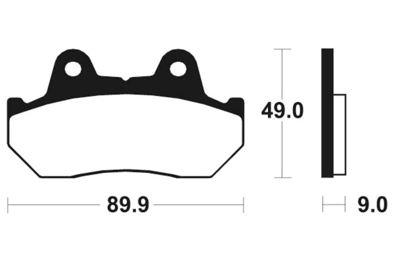 TECNIUM Street Performance Sintered Metal Brake pads - MF72