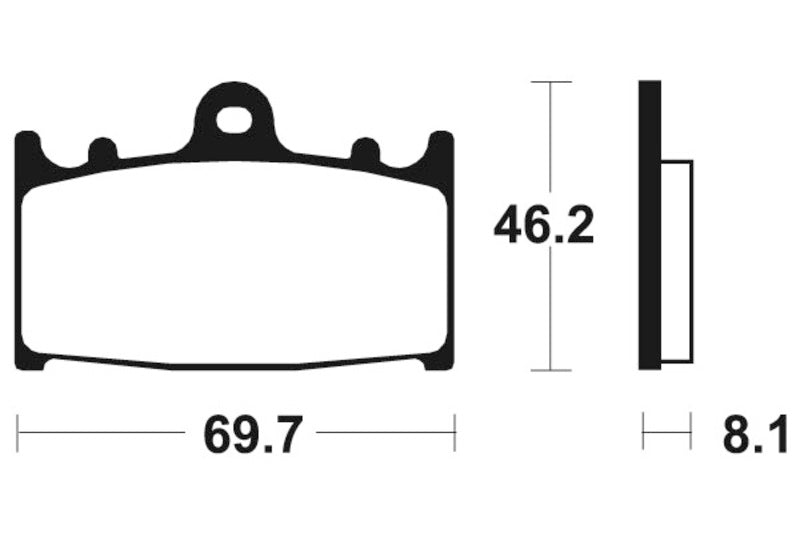 TECNIUM Trail Performance Sintered Metal Brake pads - MFP131