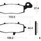 TECNIUM Trail Performance Sintered Metal Brake pads - MFP205