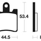 TECNIUM Trail Performance Sintered Metal Brake pads - MFP240