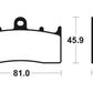 TECNIUM Trail Performance Sintered Metal Brake pads - MFP278