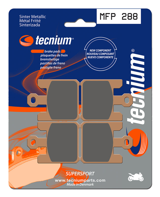 TECNIUM Trail Performance Sintered Metal Brake pads - MFP288
