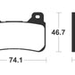 TECNIUM Trail Performance Sintered Metal Brake pads - MFP309