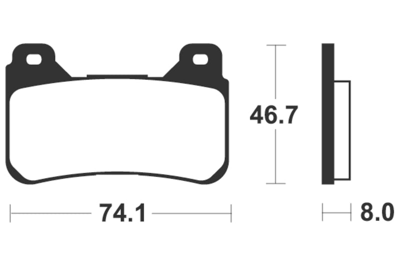 TECNIUM Trail Performance Sintered Metal Brake pads - MFP309