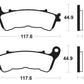 TECNIUM Trail Performance Sintered Metal Brake pads - MFP328