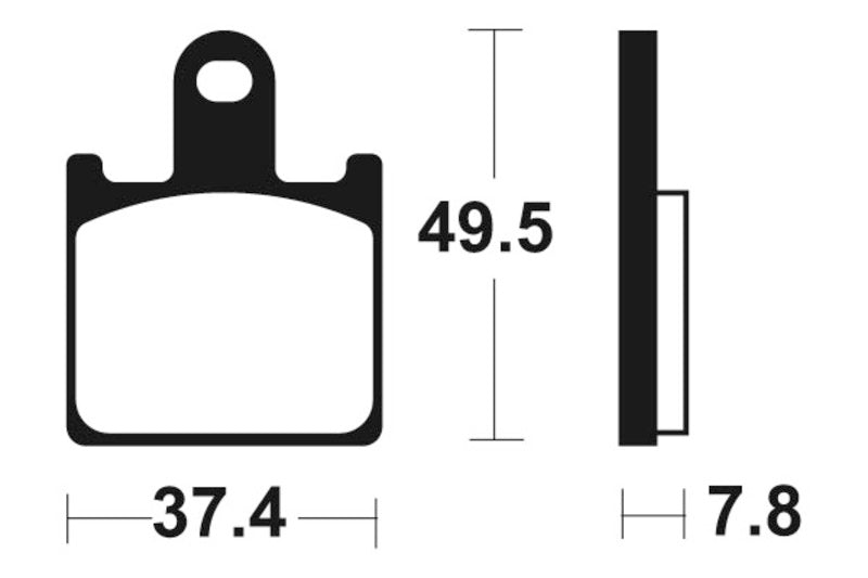 TECNIUM Trail Performance Sintered Metal Brake pads - MFP338