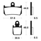 TECNIUM Trail Performance Sintered Metal Brake pads - MFP339