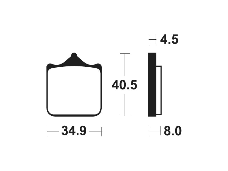 TECNIUM Trail Performance Sintered Metal Brake pads - MFP370