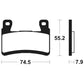TECNIUM Trail Performance Sintered Metal Brake pads - MFP394