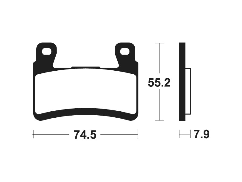 TECNIUM Trail Performance Sintered Metal Brake pads - MFP394
