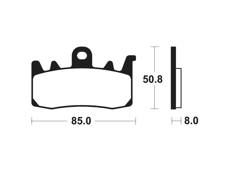 TECNIUM Trail Performance Sintered Metal Brake pads - MFP400