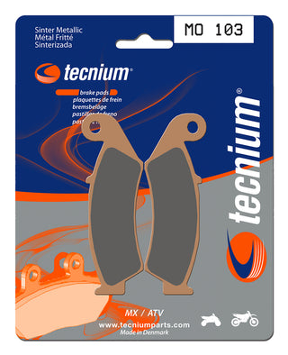TECNIUM MX/ATV Sintermetall-Bremsbeläge - MO103 