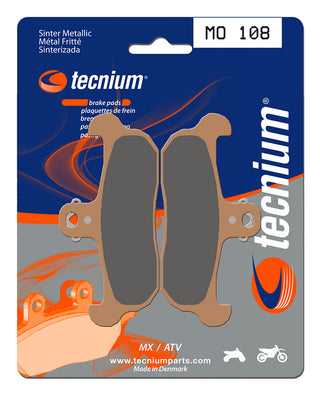 TECNIUM MX/ATV Sintermetall-Bremsbeläge - MO108 