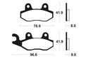 TECNIUM MX/ATV Sintered Metal Brake pads - MO111