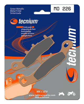 TECNIUM MX/ATV Sintermetall-Bremsbeläge - MO226 