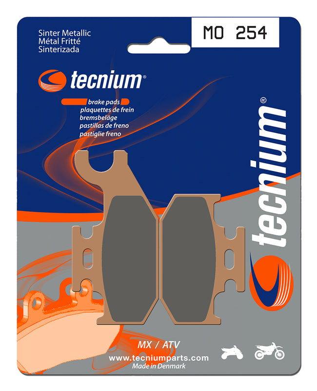 TECNIUM MX/ATV Sintered Metal Brake pads - MO254