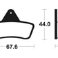 TECNIUM MX/ATV Sintered Metal Brake pads - MO258