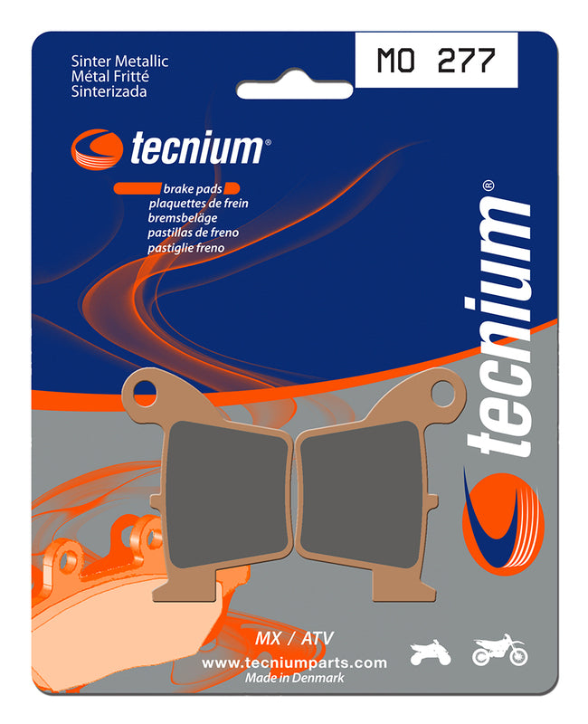 TECNIUM MX/ATV Sintered Metal Brake pads - MO277