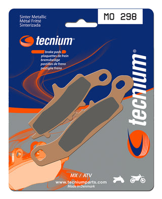 TECNIUM MX/ATV Sintermetall-Bremsbeläge - MO298 