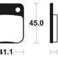 TECNIUM MX/ATV Sintered Metal Brake pads - MO36