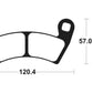 TECNIUM MX/ATV Sintered Metal Brake pads - MO397