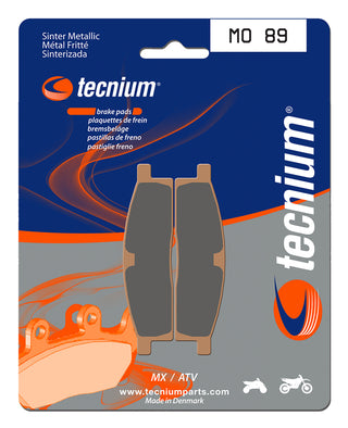 TECNIUM MX/ATV Sintermetall-Bremsbeläge - MO89