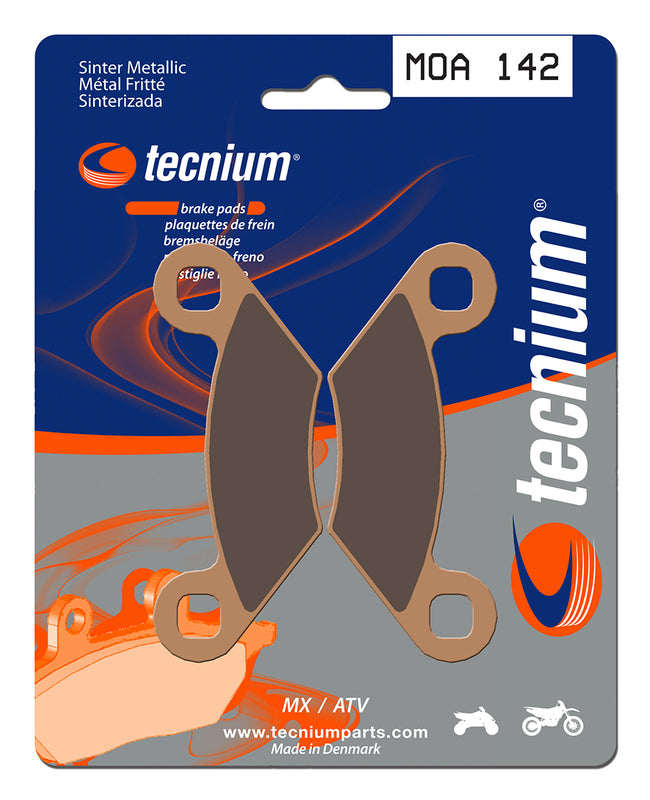 TECNIUM MX/ATV Sintered Metal Brake pads - MOA142