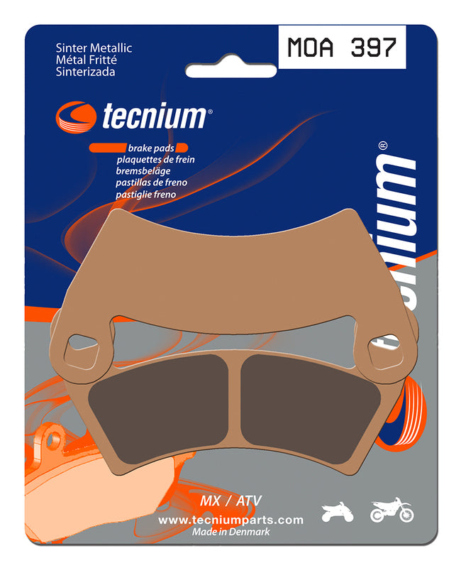 TECNIUM MX/ATV Sintered Metal Brake pads - MOA397 - 1022938