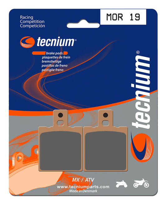 TECNIUM Racing MX/ATV Sintered Metal Brake pads - MOR19
