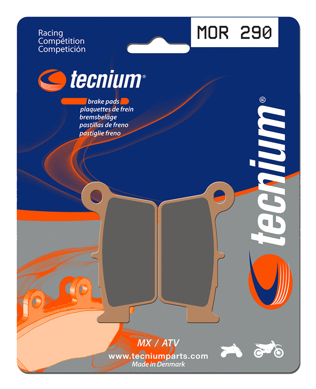 TECNIUM Racing MX/ATV Sintered Metal Brake pads - MOR290