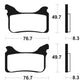 TECNIUM Racing MX/ATV Sintered Metal Brake pads - MOR342