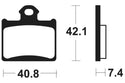 TECNIUM Racing MX/ATV Sintered Metal Brake pads - MOR372