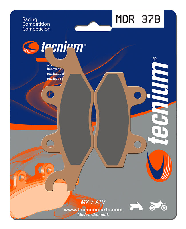 TECNIUM Racing MX/ATV Sintered Metal Brake pads - MOR378