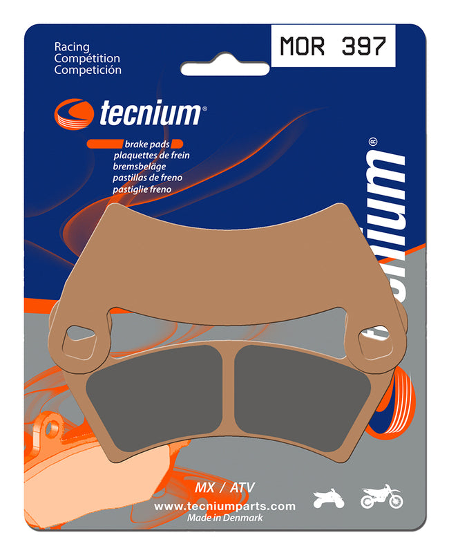 TECNIUM Racing MX/ATV Sintered Metal Brake pads - MOR397