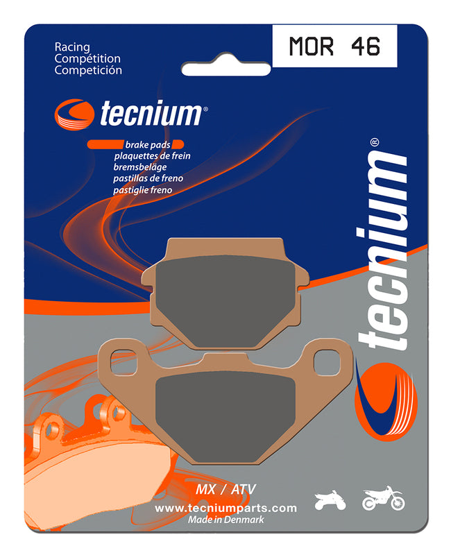 TECNIUM Racing MX/ATV Sintered Metal Brake pads - MOR46