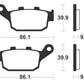 TECNIUM Street Performance Sintered Metal Brake pads - MR 381