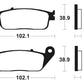 TECNIUM Street Performance Sintered Metal Brake pads - MR154